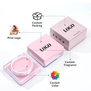 Wholesale 15g Waterproof Oil Control <strong>SPF</strong> Transparent Loose Setting <strong>Powder</strong> Makeup Private Label Velvet Pink Blur Setting <strong>Powder</strong> - Product Image 5