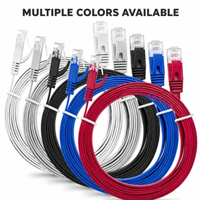 Cable de Internet Plano UTP Cat6, Cable de Conexión Premium de 550MHz, Red Gigabit de Alta Velocidad para Juegos, Router y Módem