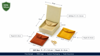 Boîte à bijoux magnétique personnalisée GLAMPKG avec pochette en microfibre, ensemble d'emballage OEM ODM pour accessoires de marque en gros
