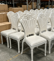 Chaise de princesse en plastique PP pour événements extérieurs, mariages et fêtes – Prix de gros abordable