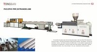 Ligne de Production de Machine d'extrusion de tuyau en plastique de pvc de pvc de cvc de bon prix pour le prix de fabricant de tuyau d'approvisionnement en eau et de Drainage