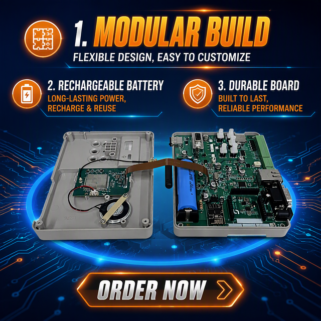 Custom PCBA Manufacturer Modular Control Board Rechargeable Battery IoT Controller PCB Assembly Custom Design PCBA Service