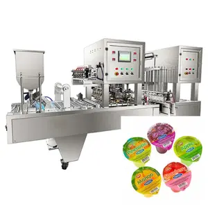 Water Cup Sealing And Filling Machine Jelly Cup Filling And Sealing Manufacturing Equipment