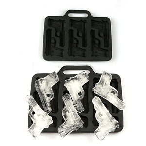 YS toptan DIY Ice Cube kalıpları tabancası mermi şekli silikon buz kalıbı meyve Ice Cube krem makinesi mutfak Bar içme aksesuarları - Product Image 4