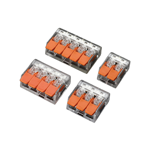 VSE-462/463/464/465 nhanh chóng hộ gia đình dây kết nối nhanh chóng nhỏ gọn mùa xuân Push-in khối thiết bị đầu cuối 0.5-4 mét LED cho sét Đồng - Product Image 1
