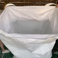Sac Jumbo de qualité industrielle, robuste, grand format, respirant, en FIBC, avec fond plat, en matériau PP, pour le stockage de tonnes