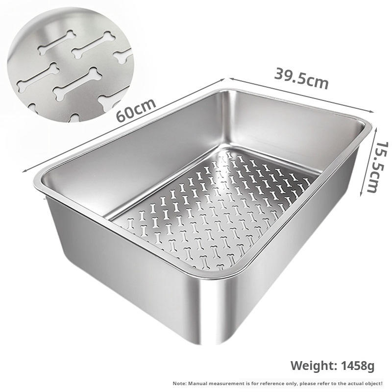 Bone sand drain basin 60*39.5*15CM