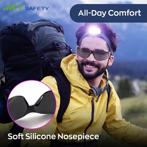 工業用作業傷防止コーティング黒構造安全メガネ耐久性向上 - Product Image 6