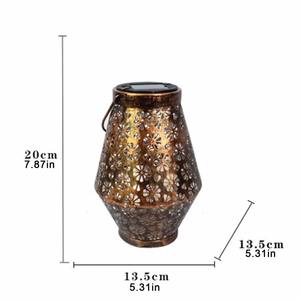 Lampe solaire LED étanche pour extérieur, jardin, lumière solaire de Noël pour balcon, villa, cour, lanterne suspendue, décoration - Product Image 6