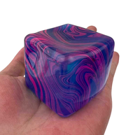 Cube anti-stress coloré très apprécié, non toxique, compressible, pour adultes, idéal pour la relaxation au bureau