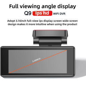 Câmera Veicular <span class=keywords><strong>DVR</strong></span> com Dupla Lente 2.4G WiFi Tela IPS de 3.16 Polegadas Dashcam Visão Noturna Frontal 2K Traseira 1080P Módulo GPS Externo Gravador de Vídeo ADAS - Product Image 3