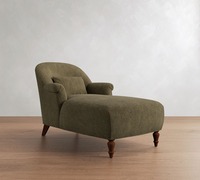 Canapé de style moderne pour salon, chambre et hôtel – Chaise longue confortable en tissu
