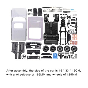 Kits de voiture RC Crawler 1/14, modèle RC à modifier soi-même, véhicule télécommandé d'escalade, jouet modèle rapide, non assemblé - Product Image 3