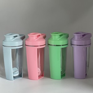 Bouteille de sport en plastique sans BPA de 500 ml, <span class=keywords><strong>shaker</strong></span> à protéines personnalisé avec boule mélangeuse - Product Image 3