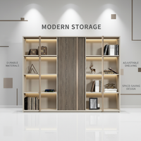 Armoire de rangement de fichiers en bois massif moderne et écologique de grande capacité pour les hôtels, les hôpitaux et les bureaux haut de gamme