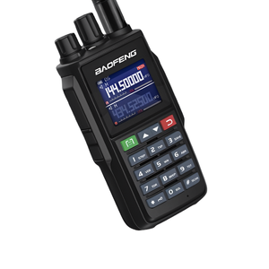 Baofeng Uv-22 Tri Band Woki Toki Jangkauan Jauh Bahasa Inggris Genggam 5W 10w Noaa Uv-22l Analog 3800mah Hitam Walkie Talkie Radio Dua Arah - Product Image 1