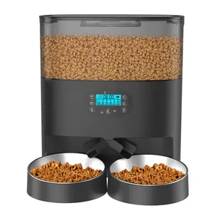 Alimentador programable para mascotas, dispensador automático de comida para perros y gatos, con temporizador, la más nueva