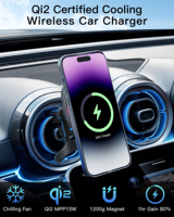 Qi2 certifié 15W PD 3.0 chargeur de voiture sans fil support de voiture magnétique électrique OTP/OPV OVP Protection 3 ans de garantie 5V/3A