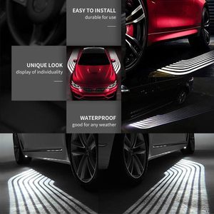 Lumières universelles d'accueil de porte de <span class=keywords><strong>voiture</strong></span> Led Angel Wings Light Neon Ground Effect Lights Cars Side Door Step Courtesy Floor - Product Image 6