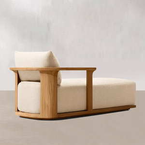 Chaise longue extérieure en bois massif <span class=keywords><strong>de</strong></span> teck pour la piscine jardin extérieur loisirs <span class=keywords><strong>bain</strong></span> <span class=keywords><strong>de</strong></span> <span class=keywords><strong>soleil</strong></span> parfait meubles <span class=keywords><strong>de</strong></span> piscine canapé-<span class=keywords><strong>lit</strong></span> - Product Image 4
