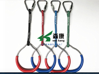 Ninja Slackline Kit 52ft Monkey Bar 660lb Capacité Jungle Gym Obstacle Course Set pour Enfants et Adultes