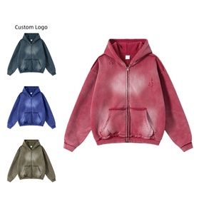 Sudadera con Capucha Personalizada con Logotipo, Lisa, Ajustada, 100% Algodón, Esencial, Precio Bajo, Gruesa, para Deportes al Aire Libre, Estilo Vintage para Hombre - Product Image 1