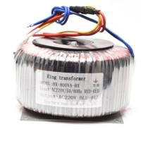 Transformateur de puissance autotransformateur à bobine toroïdale en aluminium haute efficacité monophasé HONGXI HX-H-800VA, entrée 220V
