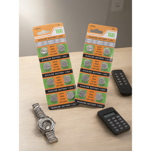 TMI Alkaline Coin Cell Button <b>Battery</b> AG10 389A LR1130W 1.55V 10Pcs For <b>Watch</b> Calculator - Product Image 3