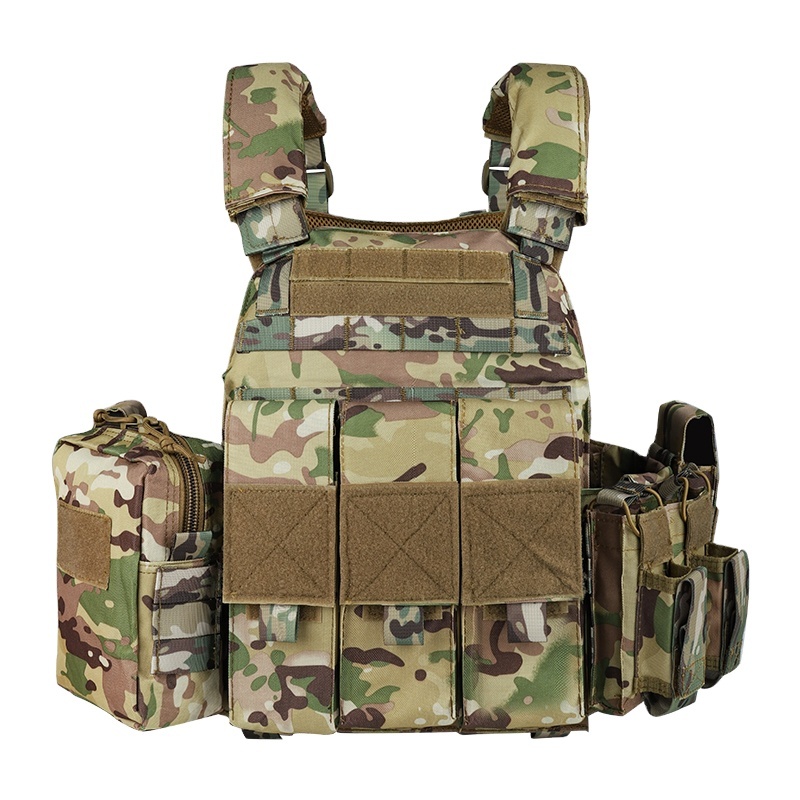 Gilet Tactique JPC Molle – Nylon 1000D, Ajustable, Léger, Pour Airsoft, Militaire, Camping Et Cyclisme