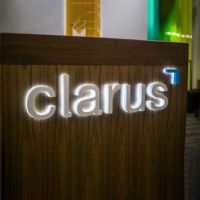 Enseigne lumineuse LED 3D DakeSign en acier inoxydable doré effet miroir pour salons de beauté, cliniques, bureaux et devantures de magasins