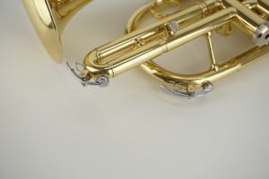 Trompette <span class=keywords><strong>cornet</strong></span> professionnelle en Si bémol, en laiton, 3 pistons, finition laquée or électrophorétique, instrument adapté aux débutants - Product Image 2