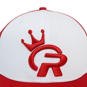 Gorra de Béisbol Hip Hop de 6 Paneles, 100% Algodón, Unisex, con Bordado 3D, Diseño de Contraste de Colores, con Visera Curva - Product Image 6