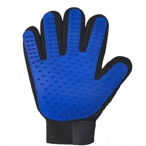 Gants de toilettage pour chat Mango Spring, en silicone anti-rayures, pour chats et chiens, outil de massage et d'élimination des poils - Product Image 2