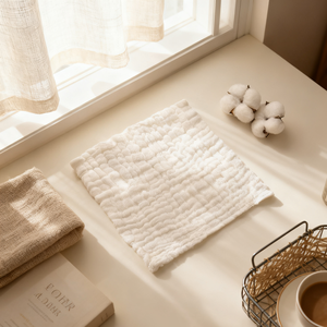 ผ้ากันเปื้อนแบบสวมศีรษะผ้ามัสลินแบบนุ่มกันน้ำสำหรับเด็กหัดเดิน - Product Image 3