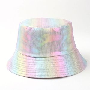Sombrero <span class=keywords><strong>de</strong></span> Pescador Reflectante Holográfico, Impermeable, Estilo Y2K, para Fiestas y Festivales, para Hombres y Mujeres - Product Image 5