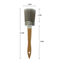 Bricolage à base d'eau craie Latex vernis meubles finition coloration du bois outils de cirage tout usage pinceau OEM personnalisable