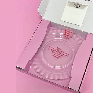 Boîte d'expédition pour pâtisserie rose écologique personnalisée avec ruban mat |   <span class=keywords><strong>Enveloppe</strong></span> <span class=keywords><strong>en</strong></span> carton ondulé pour <span class=keywords><strong>cadeau</strong></span> |   Emballage pour pâtisserie française - Product Image 5