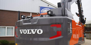 Pompe à engrenages de moteur de bonne condition d'excavatrice de chenille d'occasion de 16 tonnes Volvo EC160E pour l'inspection et la vidéo fournies - Product Image 5