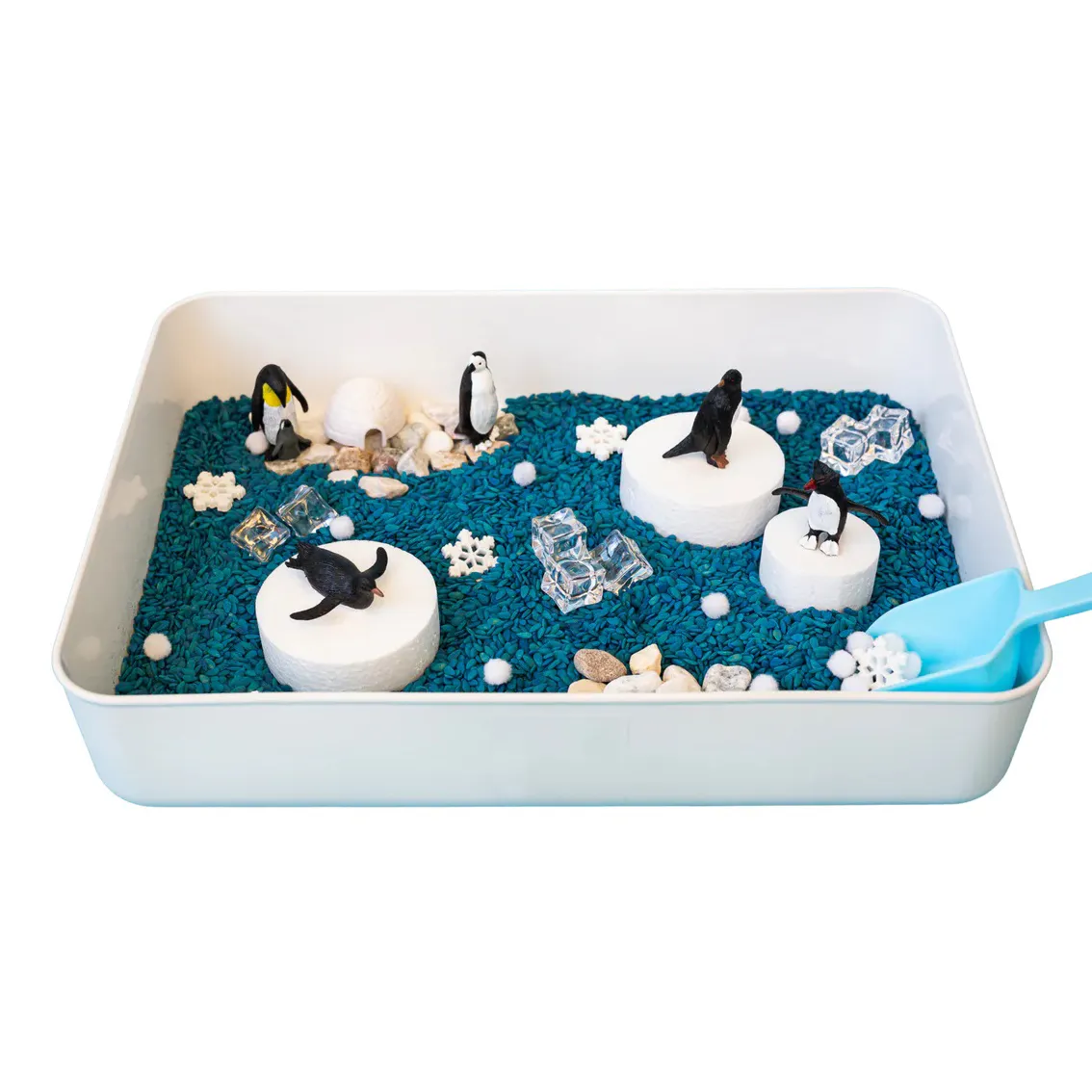 ふり遊び新しい子供ペンギン感覚ビンエアドライクレイテーマ動物Diy教育モデル装飾用ペンギンおもちゃ