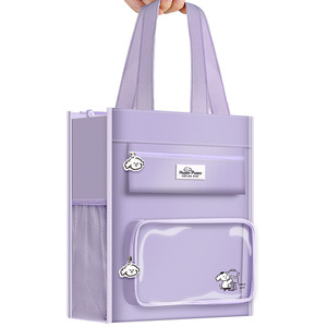 Bolsos de Mano de Lona Portátiles de Gran Capacidad para Estudiantes, Bolsos de Mano para <span class=keywords><strong>Niñas</strong></span>, Perfectos para el Estudio y el Uso Diario - Product Image 1