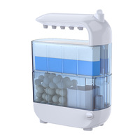 Filtro de Plástico para Tortugas de Bajo Nivel de Agua 3 en 1, Succión de Heces, Purificación de Agua para Peceras de Tortugas, Circulación, Caja de Filtración por Goteo