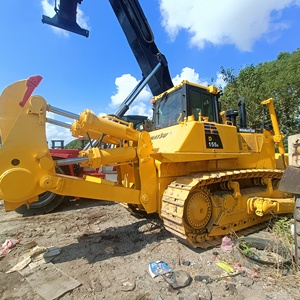 รถดันดินตีนตะขาบ Komatsu D155 มือสองจากญี่ปุ่นแท้ เครื่องยนต์ SAA6D114E น้ำหนัก 38.7 ตัน กำลัง 225 กิโลวัตต์ ความสามารถในการดันดิน 8.8 เมตร รุ่นปี 2023 - Product Image 6