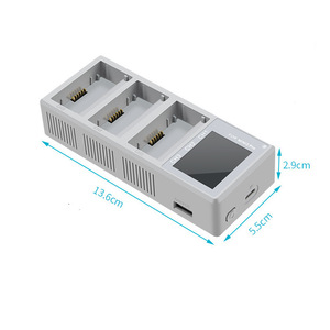 Nouveau chargeur à trois voies à affichage numérique 15W pour DJI <span class=keywords><strong>Mini3</strong></span>/3 <span class=keywords><strong>Pro</strong></span>/Mini4 <span class=keywords><strong>Pro</strong></span> USB Drones Type-C Port Compatible EU US UK Desktop - Product Image 4