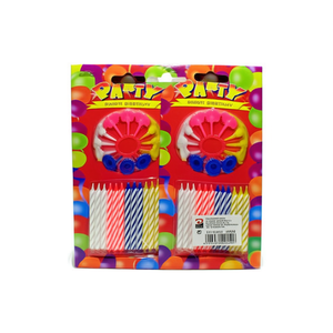 Birthday Candles 12Pcs Colorful Party Set For Cake Decoration - Product Image 1