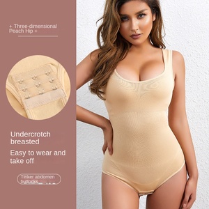 HOTALFA Modellante Integrale da Donna, Top Antibatterico in Nylon, Stile Europeo-Americano, Taglie Forti, Contenitivo Addominale e Supporto <span class=keywords><strong>per</strong></span> il Seno - Product Image 2