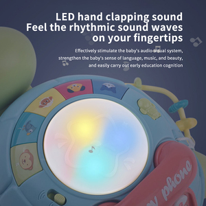 Jouets éducatifs pour enfants tortue multifonctionnelle rampante à musique tambour musical jouet conteur <span class=keywords><strong>d</strong></span>'histoires pour bébé - Product Image 2