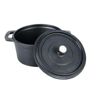 Mini <span class=keywords><strong>cocotte</strong></span> <span class=keywords><strong>en</strong></span> <span class=keywords><strong>fonte</strong></span> ronde avec couvercle pour soupes, macaronis, fromages, légumes et accompagnements - Product Image 5
