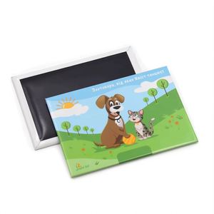 Cadre photo magnétique populaire en gros, matériau pour album personnalisé DIY et aimant de réfrigérateur - Product Image 1