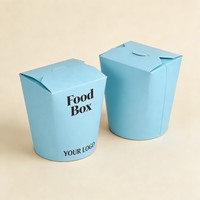 Conteneur en papier personnalisé de qualité alimentaire pour pop-corn et chips, support recyclable pour snacks frits, boîtes à nuggets de poulet très demandées
