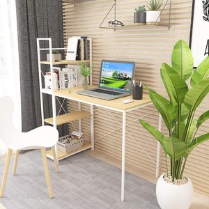 Vente chaude bureau d'ordinateur avec étagère bureau d'ordinateur avec étagère Les tables et les étagères peuvent être démontées et utilisées séparément - Product Image 4